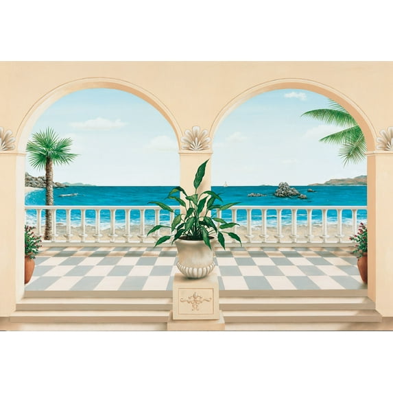 Ideal Décor Terrasse Provencale Wall Mural