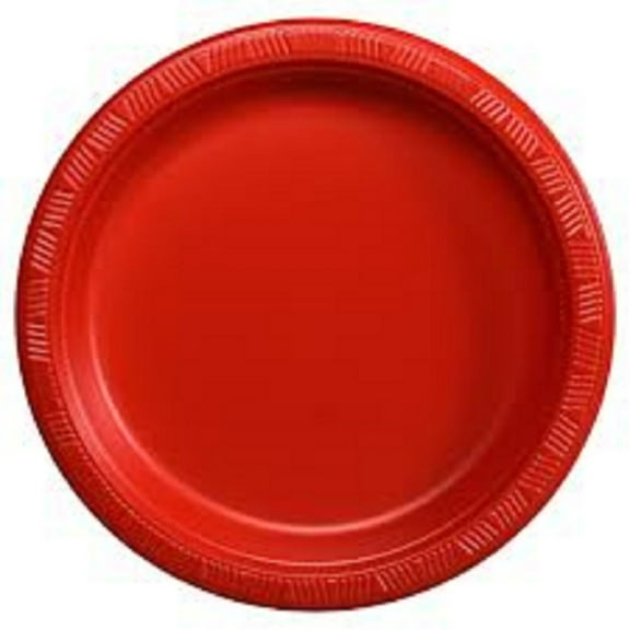 Ideal Dining 10 Inches Disposable Dinner Plastic Plates