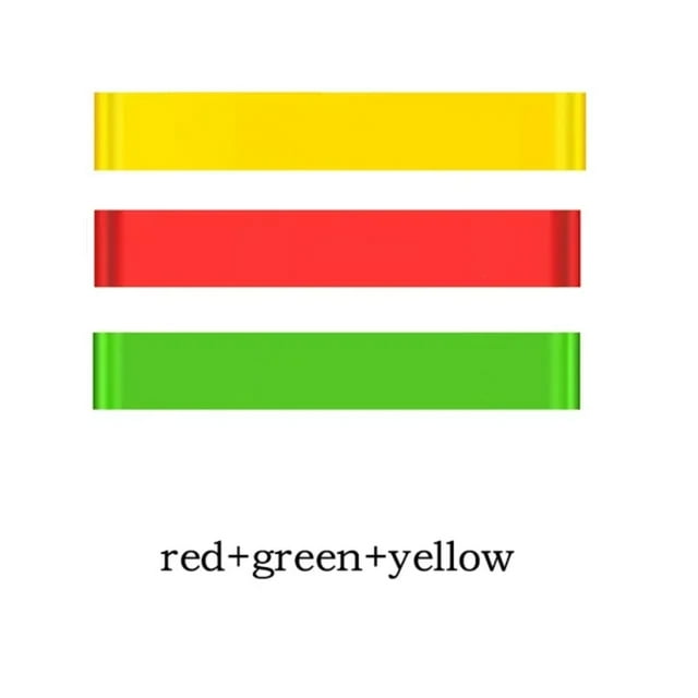 Ideal Elastic Yoga Sport Exercise Fitness Bands with 5 Different Levels