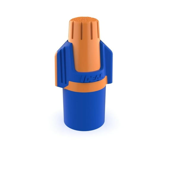 Ideal Electrical Twister Proflex Mini (30-643J) Orange/Blue Wire Connector, Jar of 500 - Compact Twist-On Wire Nuts for 22 to 12 AWG with Comfort SureGrip and Flexible Skirt CA2