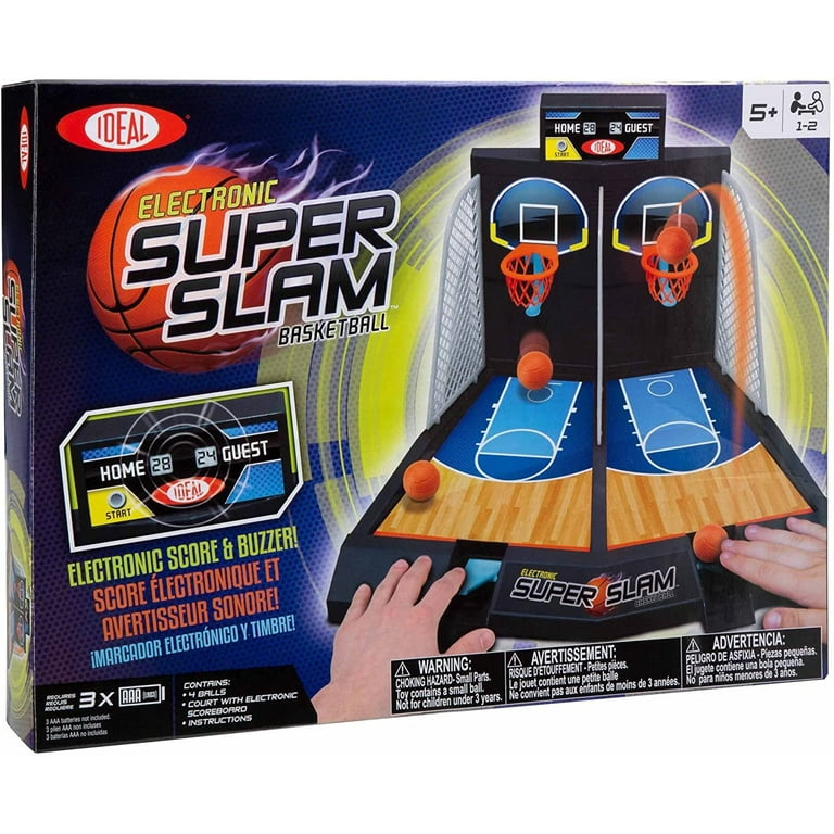 Ideal Electronic Super Slam Basketball Tabletop Game 