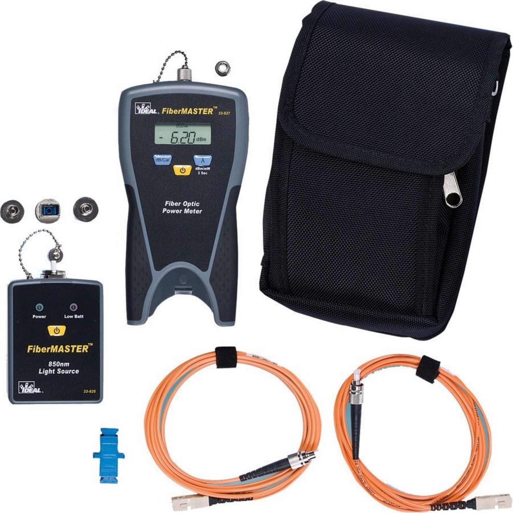 IDEAL Networks FiberMASTER Fiber Optic Test Kit - Walmart.com