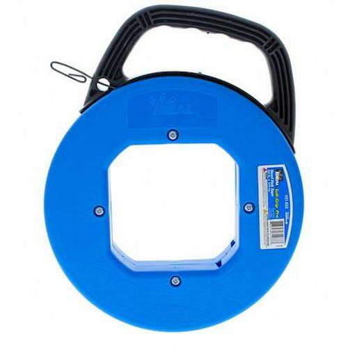 Ideal Fish Tape, Formed Hook, 50 ft L, 1/8 Dia.