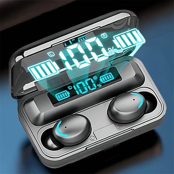 [Ideal Gift] TWS Hi-Fi Stereo Wireless Earbuds - Ideal Gift for Women, Charging Case, Voice Noise Cancellation, Wireless In-Ear Headphones for Sports & GamingTws In-Ear Hi-fi Stereo Wireless Earphone