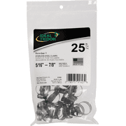 Ideal HY-GEAR Stainless Steel Worm Gear Hose Clamps - Pack of 2