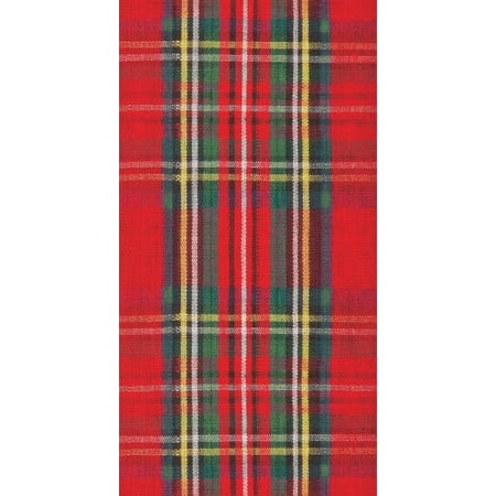 Ideal Home Range Classic Check Paper Guest Towels, 16-Pack