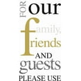 thumbnail image 1 of Ideal Home Range Guest Towel Decorative Paper Napkins, Please Use, Gold, 16, 1 of 1