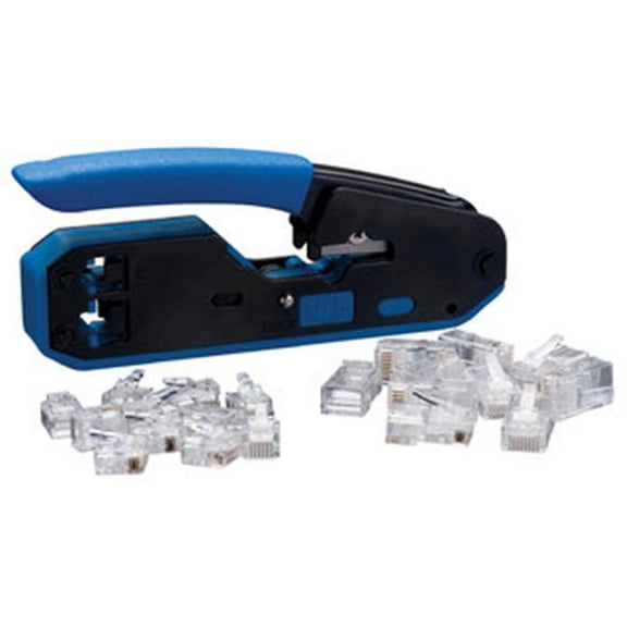 Ideal Industries 33-396 Data and Voice RJ-45 & RJ-11 Crimp Tool Kit