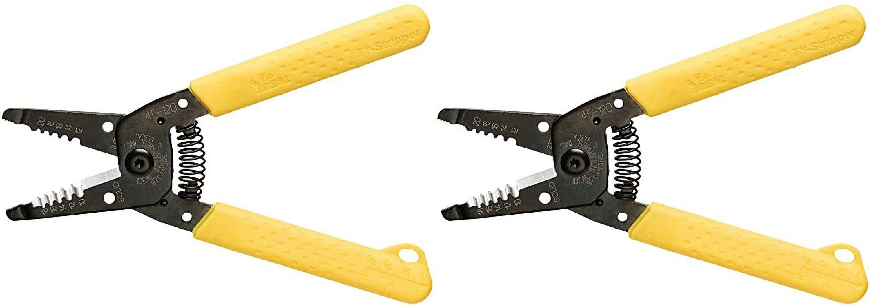 Ideal Industries Wire Stripper 45-121 - Cable Accessory - Multicolor — Indoor & Outdoor Use, NEC-Compliant