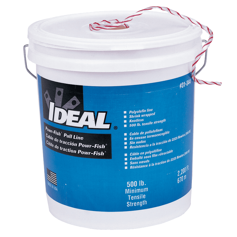 Ideal Industries 500lb Power Pull Fishing Line, 2200'