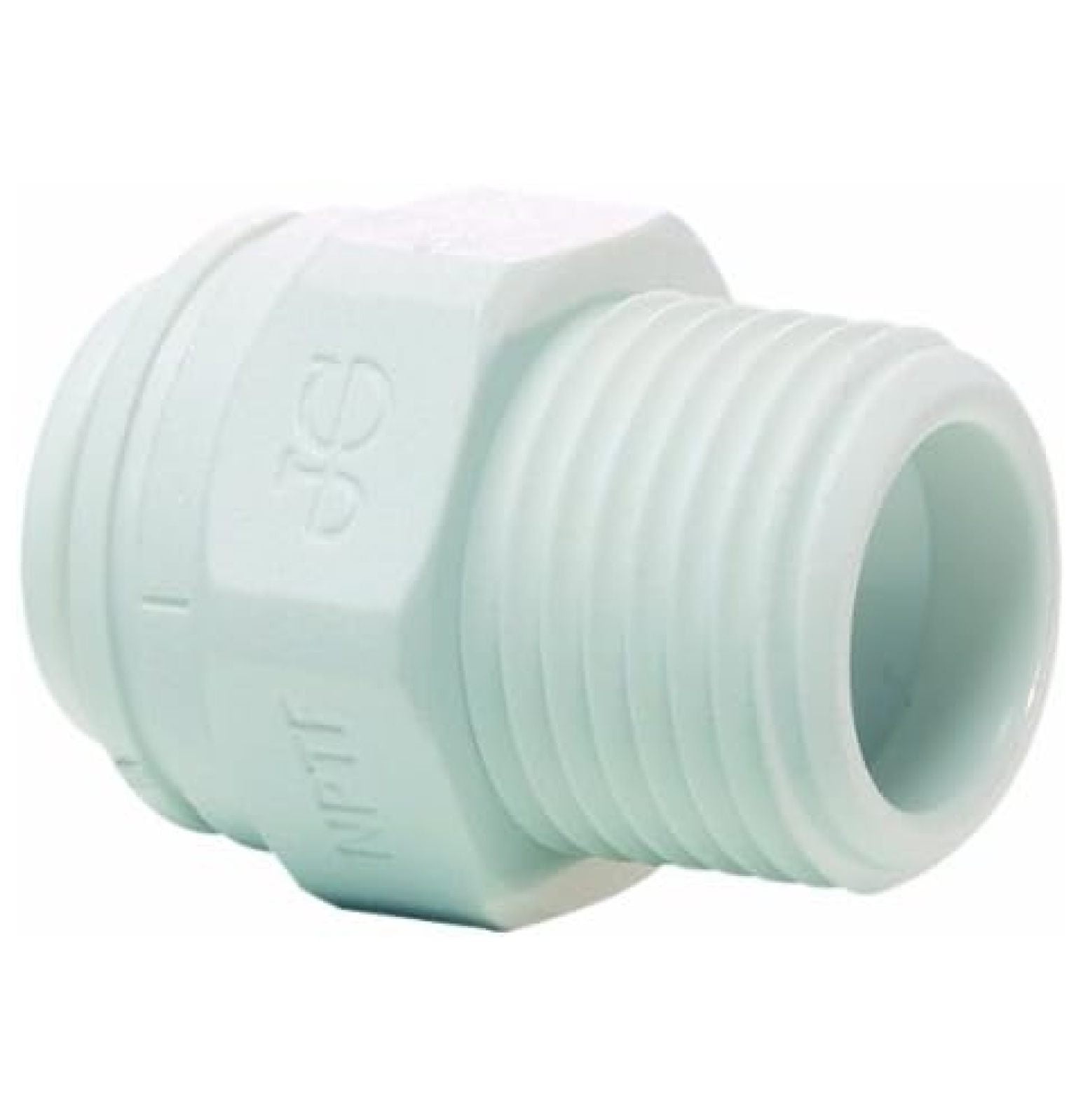 Ideal JG Quick Connect Fitting - 3/8 in to 3/8 in NPTF - White (10/Bag)