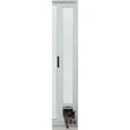 Ideal Modular Aluminum Patio Pet Door Cat Flap, Mill Finish