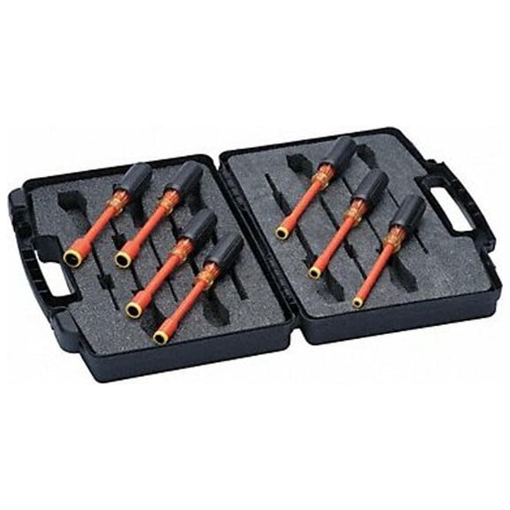 Ideal Nut Driver Set,7 Pieces,SAE,Solid,Ins 35-9104