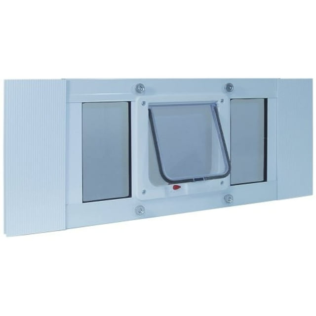 Ideal Pet Products Aluminum Sash Cat Flap Pet Door Aluminum Sash Cat