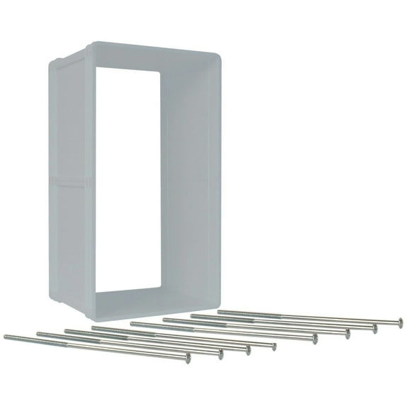 Ideal Pet Products Ruff-Weather Wall Kit Super Large Gray 1.25" x 7.625" x 15.37"