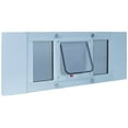 thumbnail image 1 of Ideal Pet Sash Window Medium Pet Door for Sash Windows with Unbreakable Lexan Flap, 6-1/4" x 6-1/4", 1 of 3