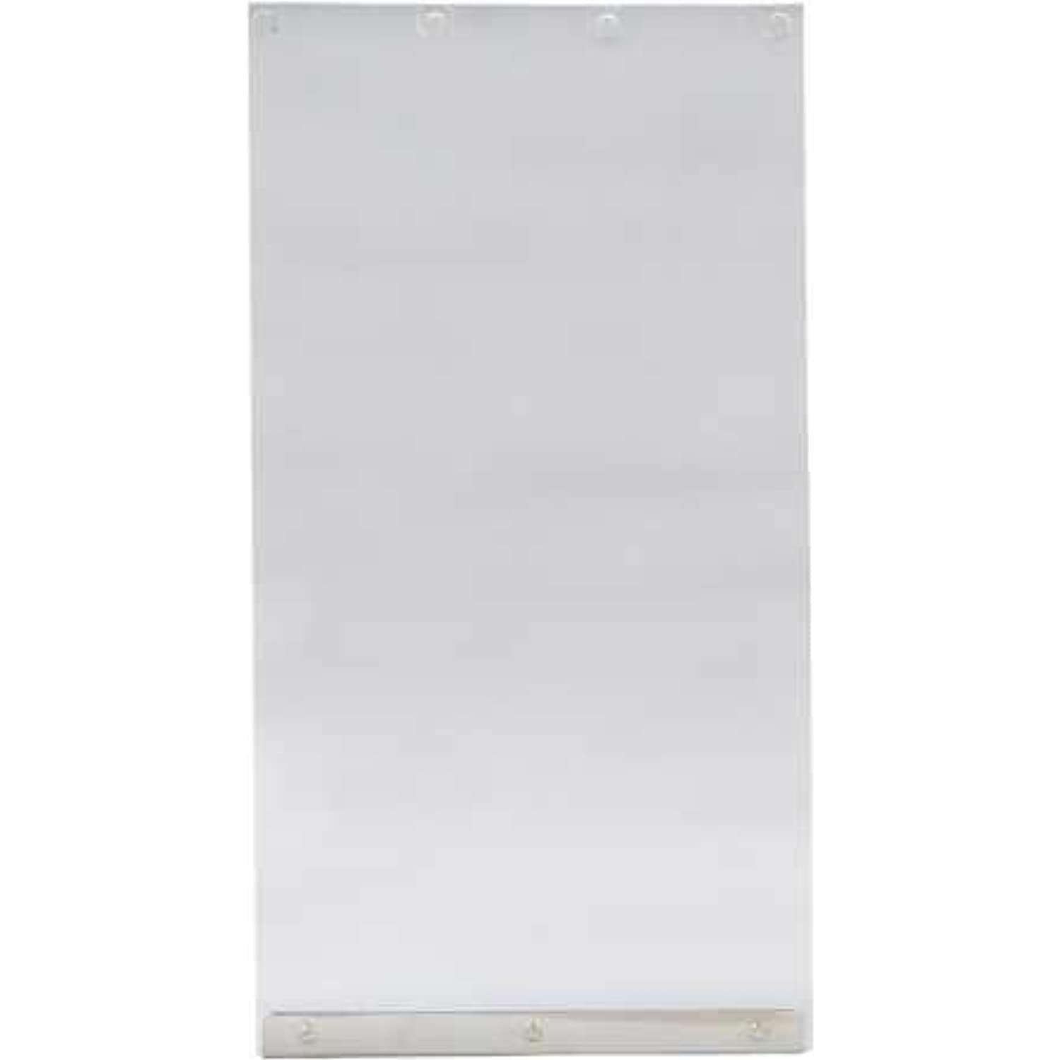 Ideal Ruff Weather Dog Door Flap, Clear, X-Large, 0.19"L x 9.81"W x 17.88"H