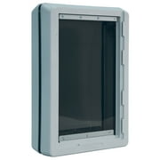 Ideal Ruff Weather Dog Door, Gray, X-Large, 5.75"L x 19.94"W x 21.62"H