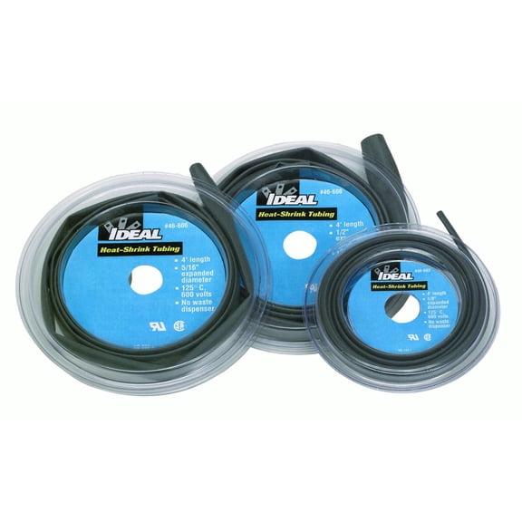 Ideal THERMO-SHRINK THIN-WALL Heat Shrink Disk - 4 Foot Length - 1/2 Inch ID (46-608)