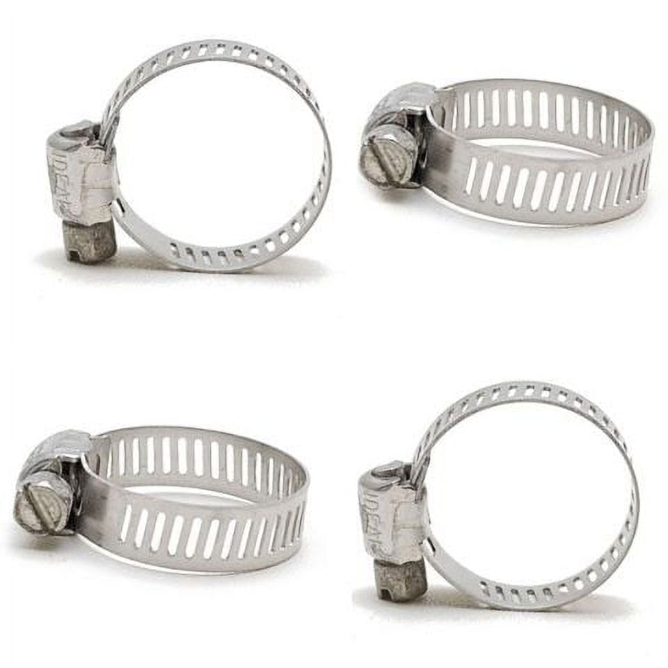 Ideal Stainless Steel 1/21 Inch Boat Hose Clamps (Set Of 4)