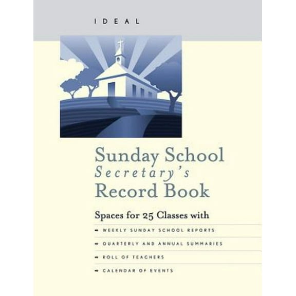 Ideal Sunday School Secretary's Record Book, (Hardcover)
