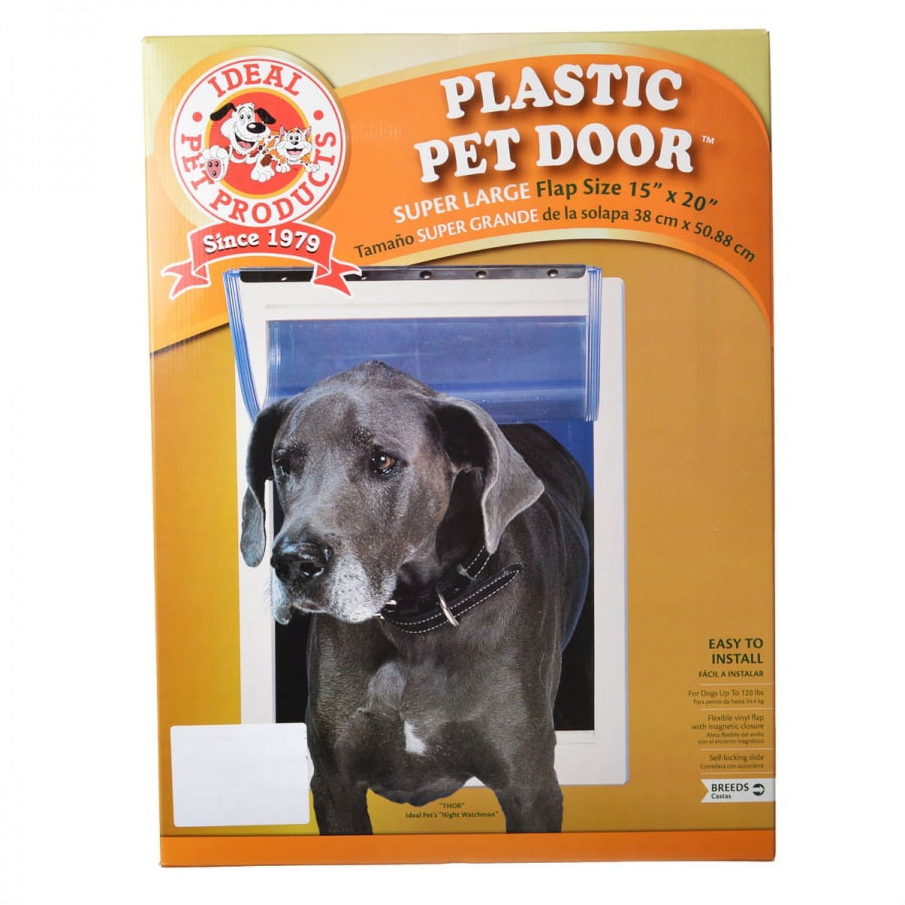 Ideal Thermoplastic Pet Door, White - image 1 of 4