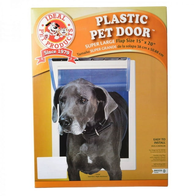 Ideal Thermoplastic Pet Door, White