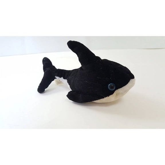 Ideal Toys 6.25" Fish Dolphin Black Soft Stuffed Doll Toy Vintage