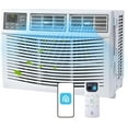 thumbnail image 1 of IdealHouse 12,000 BTU Window Air Conditioner with WiFi, Smart AC Unit for Rooms Up to 550 Sq. Ft., Remote & App Control, Timer Function, Easy Install Kit, White, 1 of 8