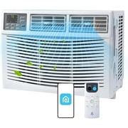 IdealHouse 12,000 BTU Window Air Conditioner with WiFi, Smart AC Unit for Rooms Up to 550 Sq. Ft., Remote & App Control, Timer Function, Easy Install Kit, White
