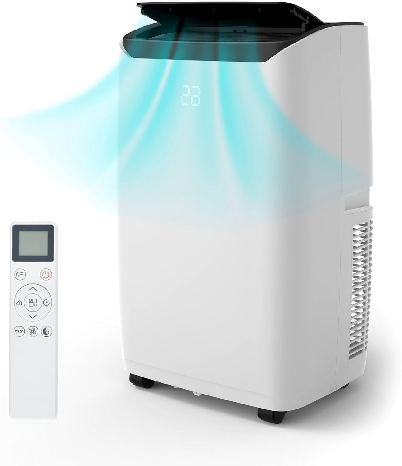 IdealHouse 14000 BTU Portable Air Conditioner, Efficient Cooling for ...