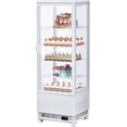 thumbnail image 1 of IdealHouse Commercial Display Refrigerator, 4.2 Cu.Ft Display Refrigerator Cooler with LED Lighting, Adjustable Shelves Glass Door Merchandiser Cooler, Automatic Defrost Freestanding Upright, 1 of 6