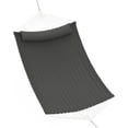 thumbnail image 1 of IdealHouse Extra Large Outdoor Hammock – Quality Durable Deep Gray Fabric – Comfortable Hanging Bed for Garden, Patio, Backyard – 350cm,Deep Gray, 1 of 7