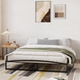 thumbnail image 1 of IdealHouse Queen Size Metal Bed Frame,Platform Bed Frame with Arch Design,10 Inch Heavy Duty Strong Support Slats,Sturdy Mattress Foundation,Easy Assembly,No Box Spring Needed，Black, 1 of 8