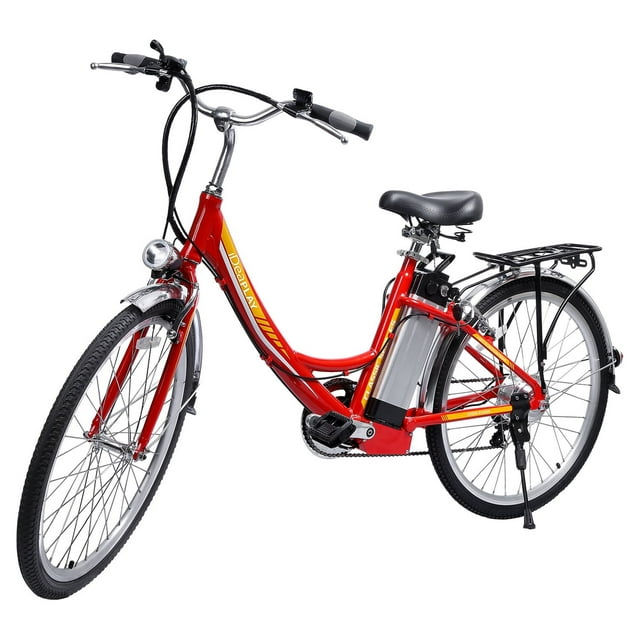 Ideaplay 24" Women's E-Bike - Red