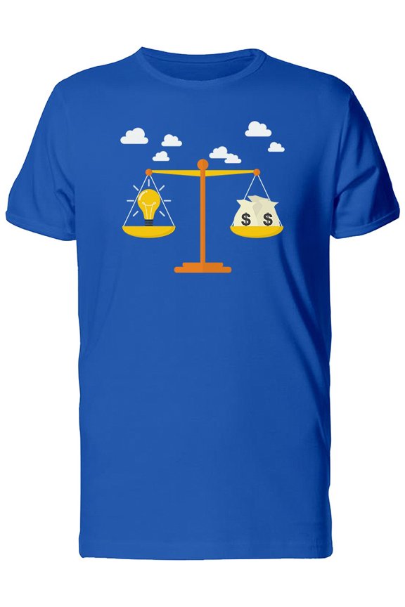 Ideas Balance The Money Tee Men's -Image by Shutterstock