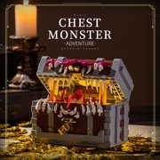 Ideas Dragons Board Game Monster Treasure Chest Building Set, Dungeons Mimic Dice Storage Box Model Collection, Best Gift Toy for Adults Boys Girls Age 6+