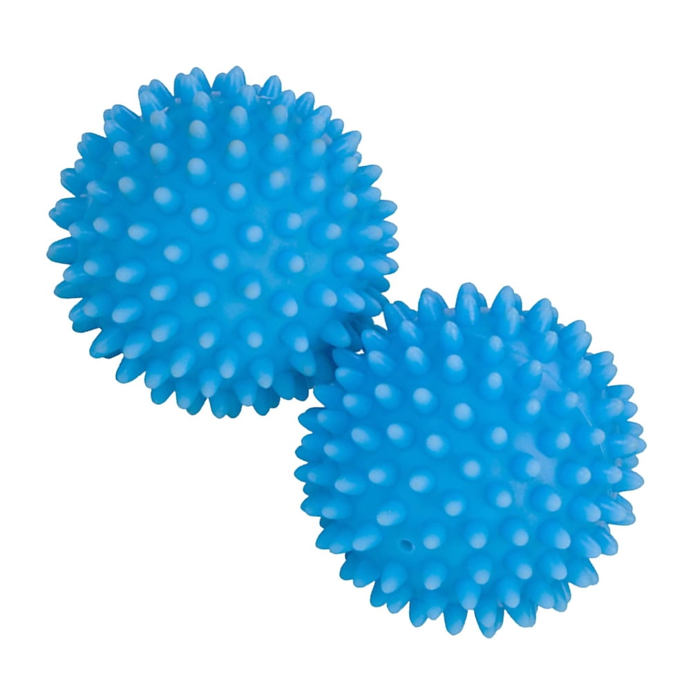 Blue Soft Rubber Dryer Balls, Set of 2