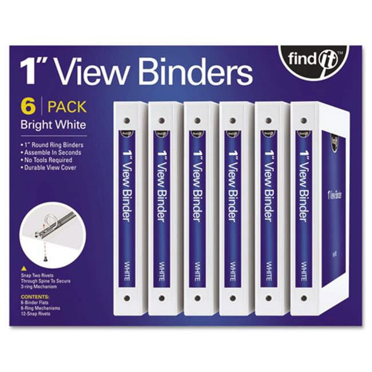 Ideastream 1'' Standard View Binder Pack