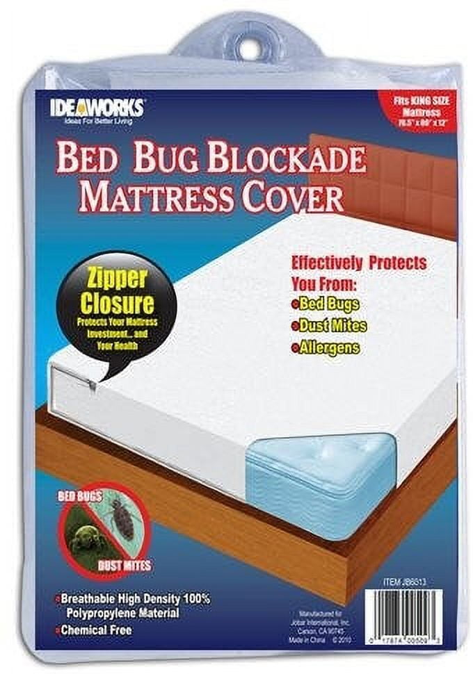 Ideaworks Bed Bug Blockade Mattress Cover King Size Mattress by Jobar