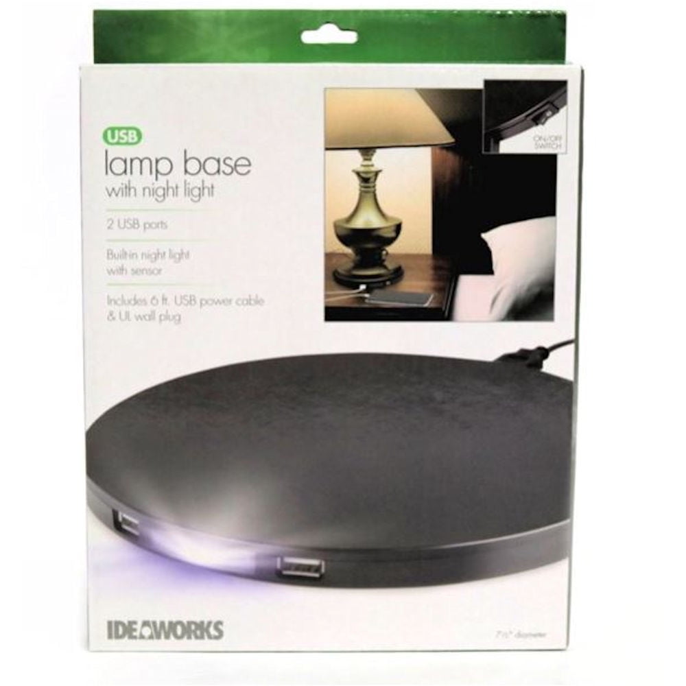 Ideaworks USB Lamp Base with Night Light