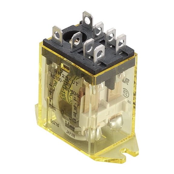 Idec RH2B-UTDC12V Relay Top Mount DPDT 10A 12VDC