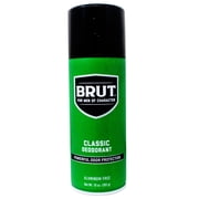 BRUT Classic Deodorant Spray, Powerful Odor Protection for Men, Aluminum Free, 10 OZ