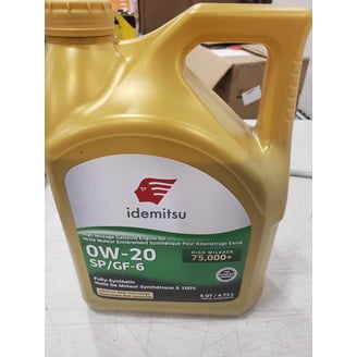 Idemitsu 0W-20 Synthetic Oil in Synthetic Oil - Walmart.com