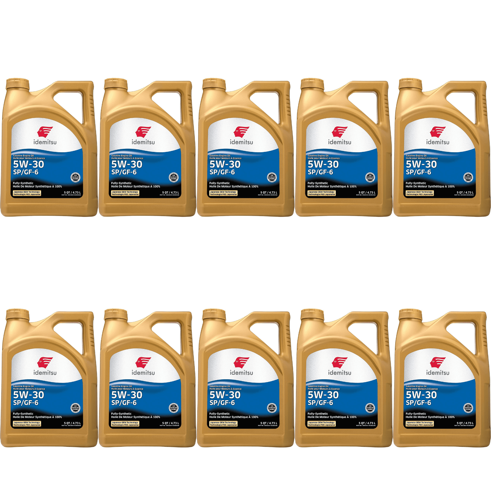 Idemitsu 5W-30 SP/GF-6 Full Synthetic Japanese Technology Motor Oil ...