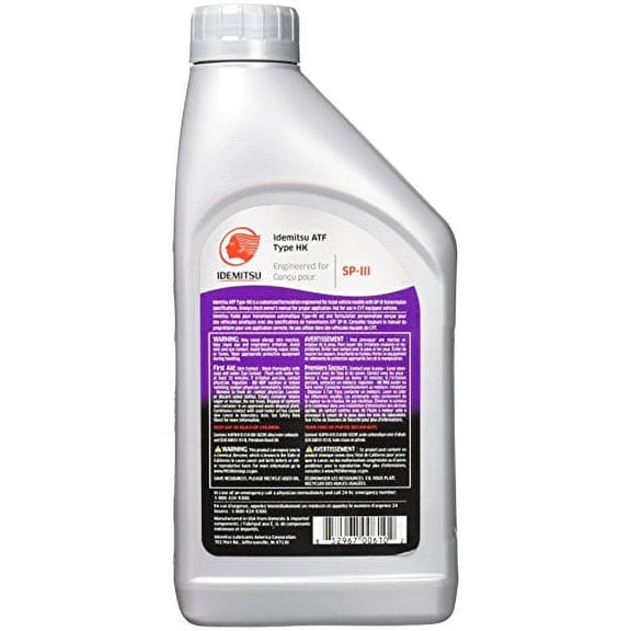 Idemitsu ATF Type Hyundai/Kia Automatic Transmission Fluid, 1 qt
