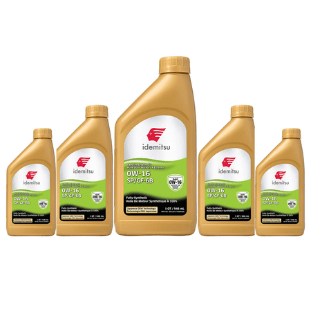 Idemitsu Full Synthetic 0W-16 Engine Oil (30013013-75000C020) Pack of 5