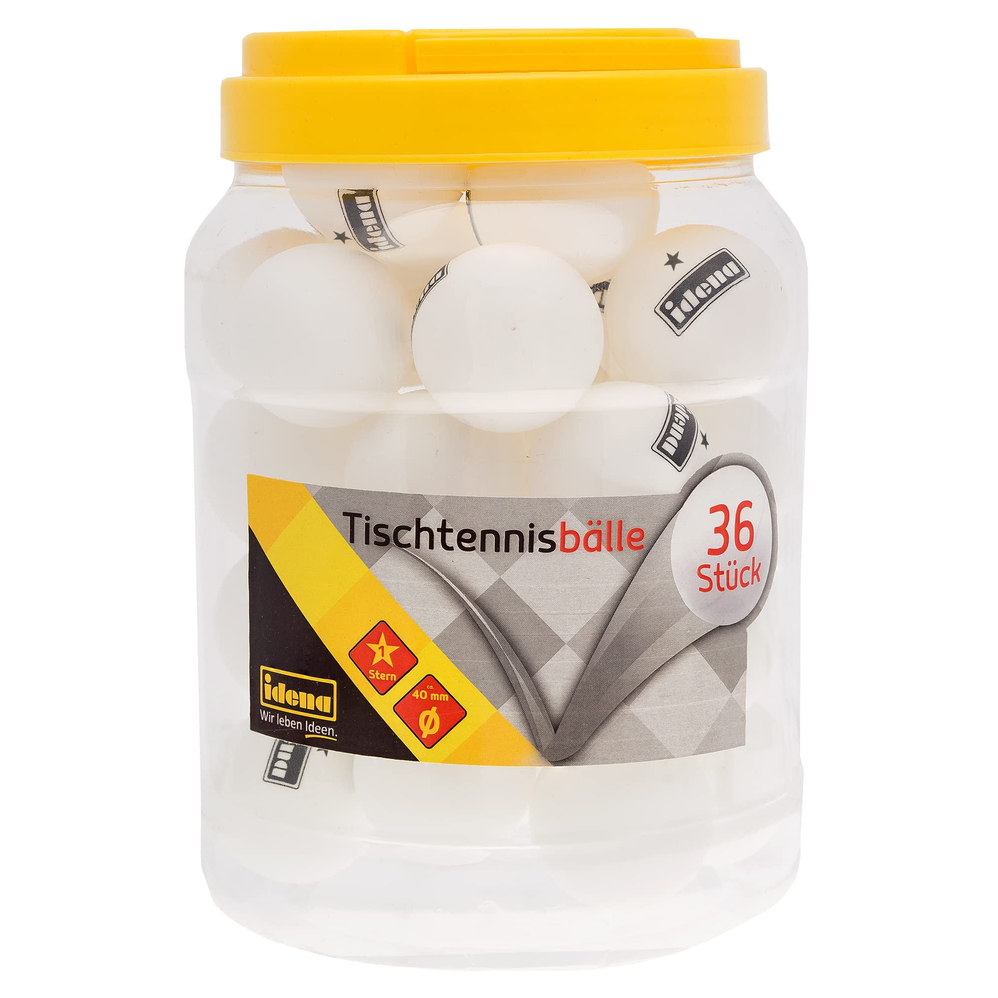 Idena Table tennis balls Set of 36 - 1 star
