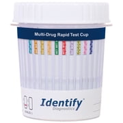 Identify Diagnostics 10 Panel Drug Test Cup - 5 Pack - CLIA Waived Instant Urine Drug Test Kit