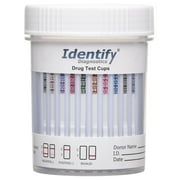 Identify Diagnostics 10 Panel Drug Test Cup - 5 Pack - CLIA Waived Instant Urine Drug Test Kit